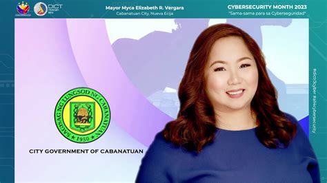 myca elizabeth r. vergara|Mayor Myca Elizabeth R. Vergara's Message for the  .